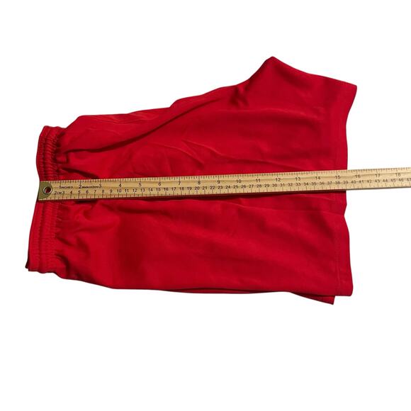 Nike Womens Athletic Shorts Size XL Red Soccer Football Shorts Dri Fit Mid Rise - Picture 10 of 10